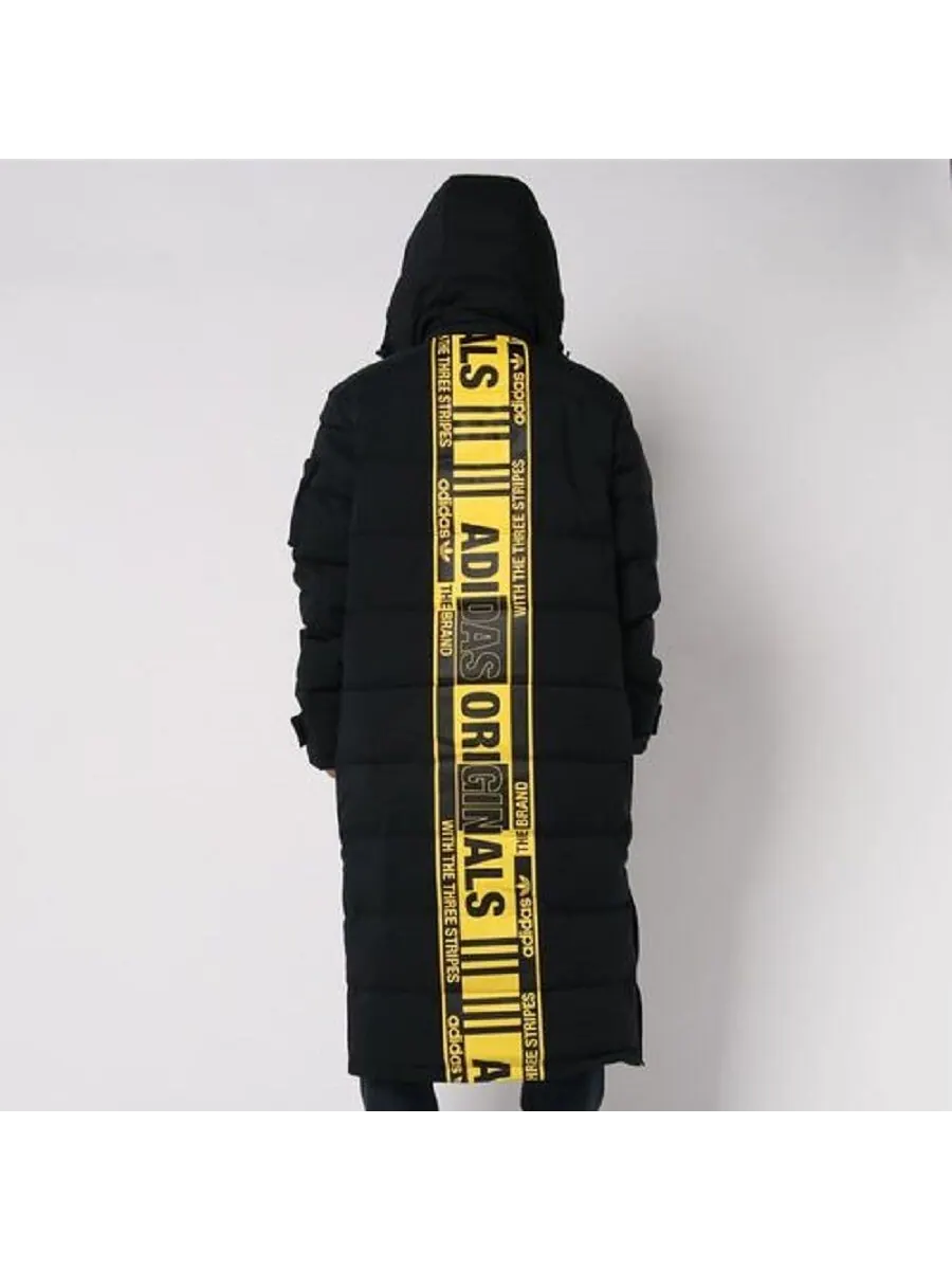 Пуховик мужской Adidas Originals Long — изображение 4 из 5, черный
