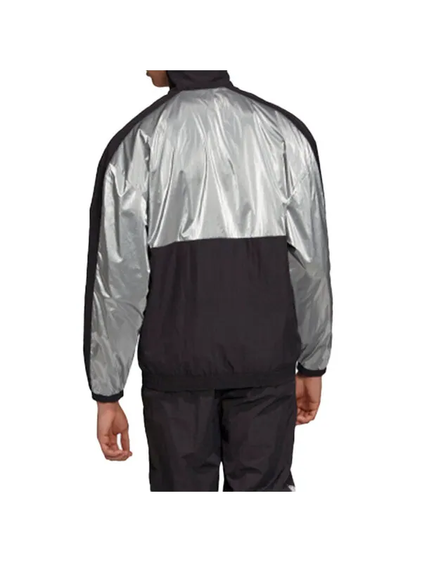 Куртка оригинальная tlm 02 trackt colorblock спортивная куртка с воротником-стойкой Adidas — изображение 4 из 4, черный