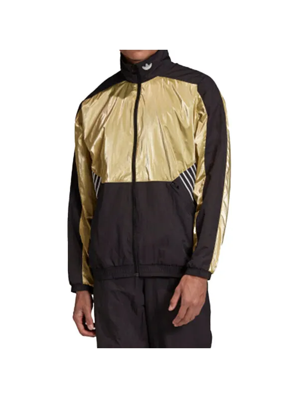 Куртка adidas originals TLM 02 Trackt Sports Jacket Black — изображение 3 из 4, черный