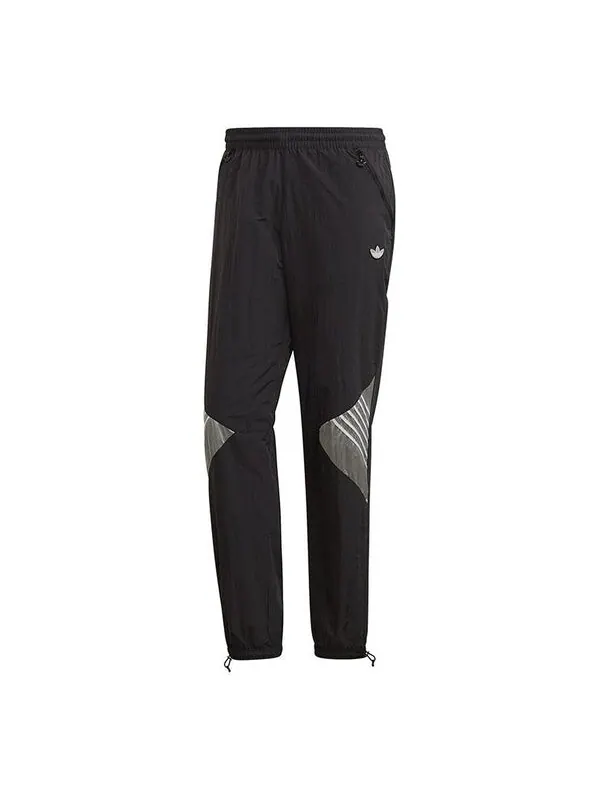 Спортивные штаны adidas originals Tolima-02 Trackp Reflective Logo Casual Training Sports Long — изображение 1 из 4, черный