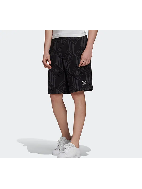 Шорты originals mono short tnl printing sports shorts black Adidas — изображение 3 из 4, черный