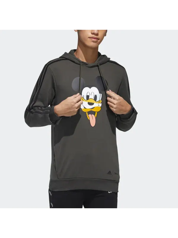 Толстовка adidas x Disney Crossover Training Sports Pullover Brown — изображение 3 из 4, коричневый