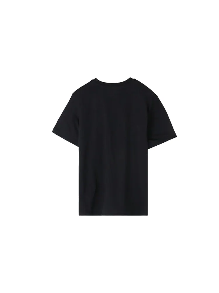 Футболка adidas HYPRRL DMSN T Letter Logo Sports Breathable Short-sleeve Tee Men Black — изображение 2 из 5, черный
