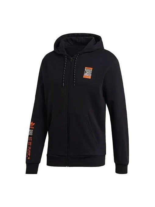 Куртка adidas originals Men's ADV Logo FZH Jacket — изображение 1 из 4, черный