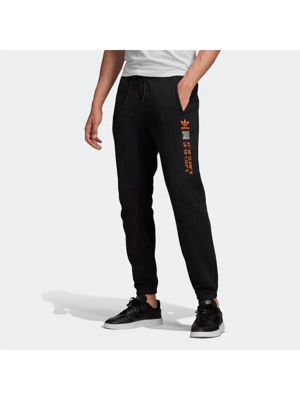 Спортивные штаны adidas originals Adv Logo Sp logo Printing Casual Bundle Feet Sports Pants Black — изображение 3 из 4