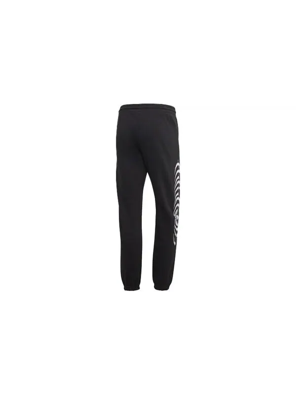 Спортивные штаны adidas originals Torsion Sp Logo Printing Running Sports Long Pants Black — изображение 2 из 4, черный