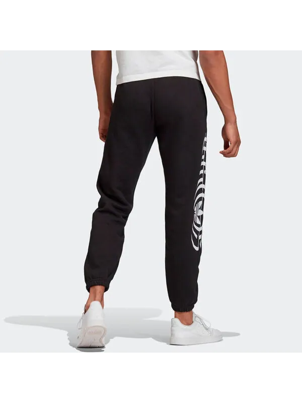 Спортивные штаны adidas originals Torsion Sp Logo Printing Running Sports Long Pants Black — изображение 4 из 4, черный