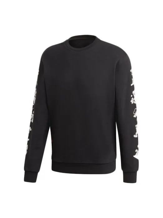 Толстовка adidas x Disney Goofy Crew Crossover Pullover Black — изображение 1 из 4, черный