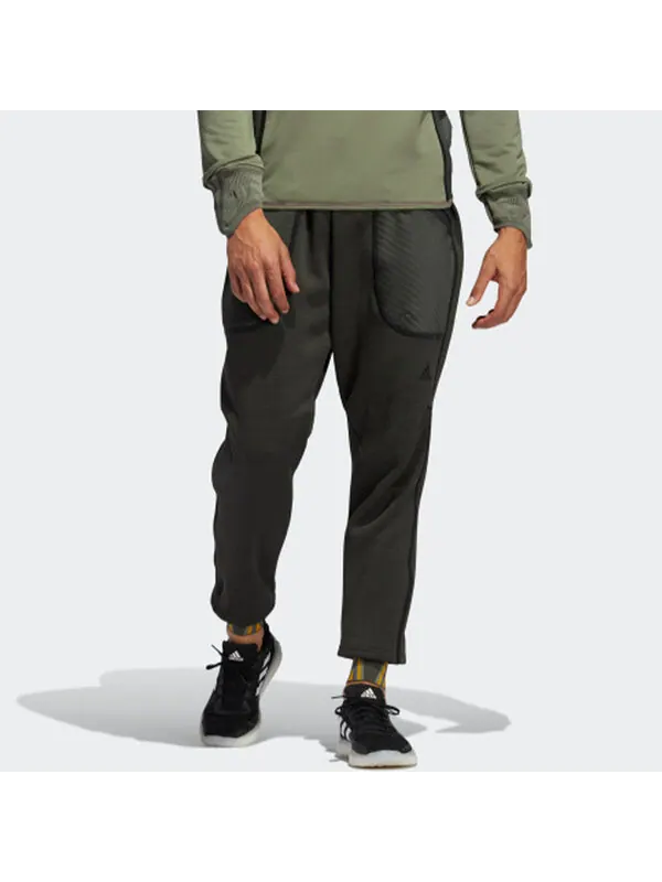 Спортивные штаны adidas Athletics Prime COLD.RDY Pants - Green — изображение 3 из 4, коричневый
