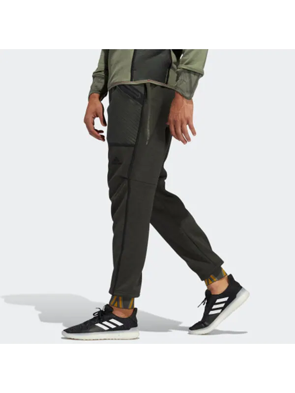 Спортивные штаны adidas Athletics Prime COLD.RDY Pants - Green — изображение 4 из 4, коричневый