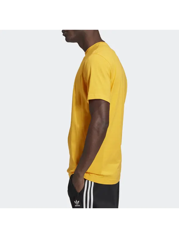 Футболка adidas originals TREFOIL T-SHIRT Short Sleeve Gold Color — изображение 4 из 4, золото