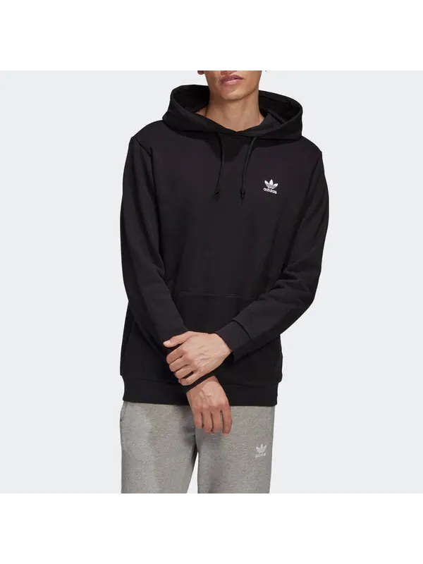 Толстовка originals logo printing loose sports black Adidas — изображение 3 из 4, черный