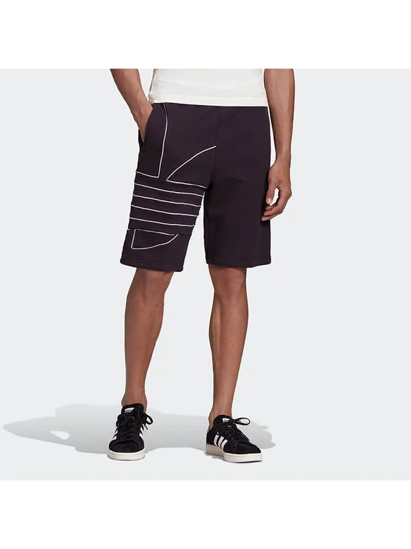 Шорты originals mens logo print sports shorts black Adidas — изображение 3 из 4, черный