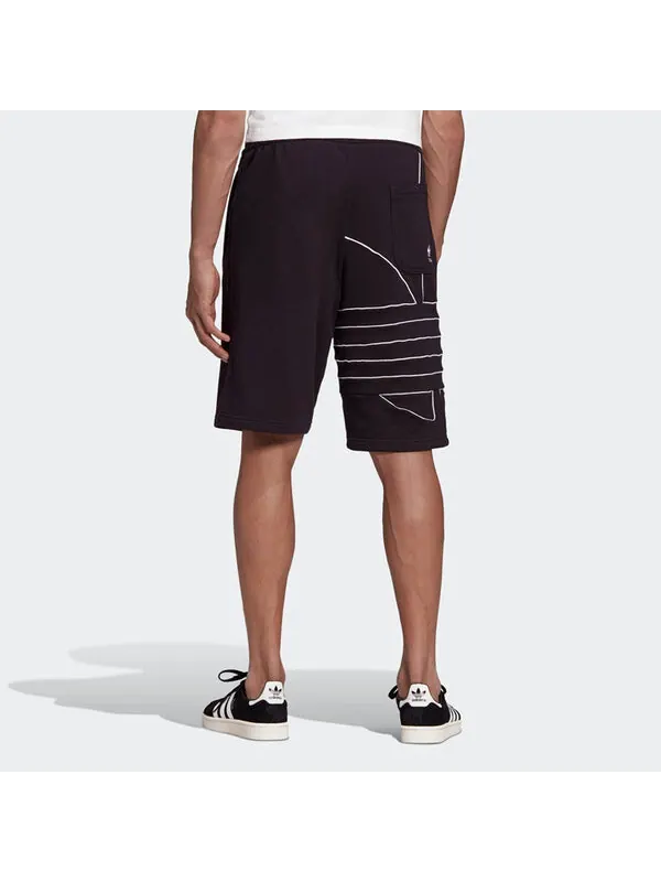 Шорты originals mens logo print sports shorts black Adidas — изображение 4 из 4, черный