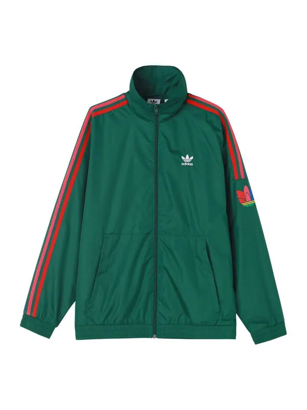 Куртка originals sports jacket green Adidas — изображение 1 из 4, темный зеленый