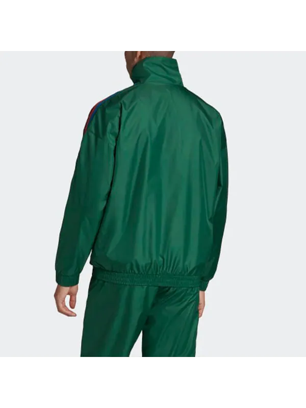 Куртка originals sports jacket green Adidas — изображение 4 из 4, темный зеленый