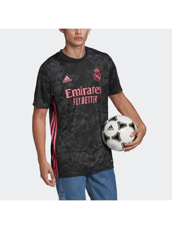 Футболка adidas Soccer Sport Shirt Real Madrid Black — изображение 3 из 4, черный