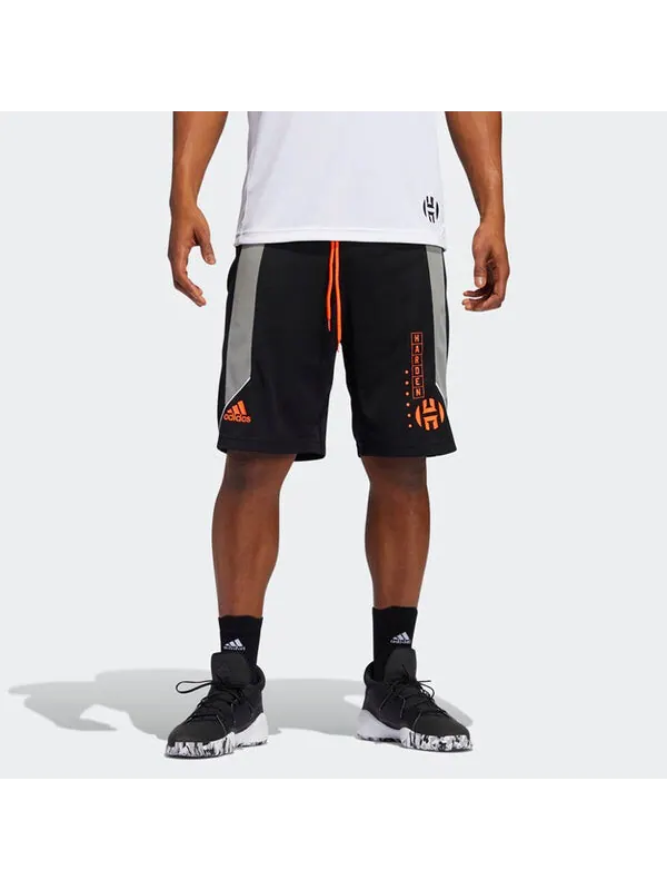 Шорты hdn gu баскетбольные спортивные шорты Adidas — изображение 3 из 4, черный