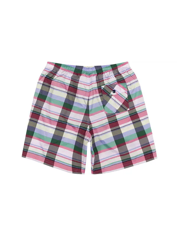 Шорты originals x noah water repellent shorts waterproof plaid red Adidas — изображение 2 из 4, красный