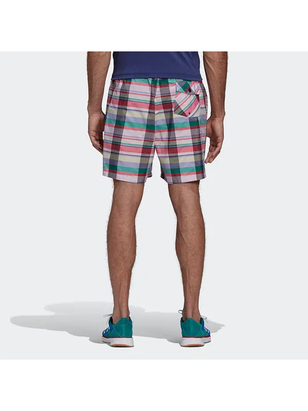 Шорты originals x noah water repellent shorts waterproof plaid red Adidas — изображение 4 из 4, красный