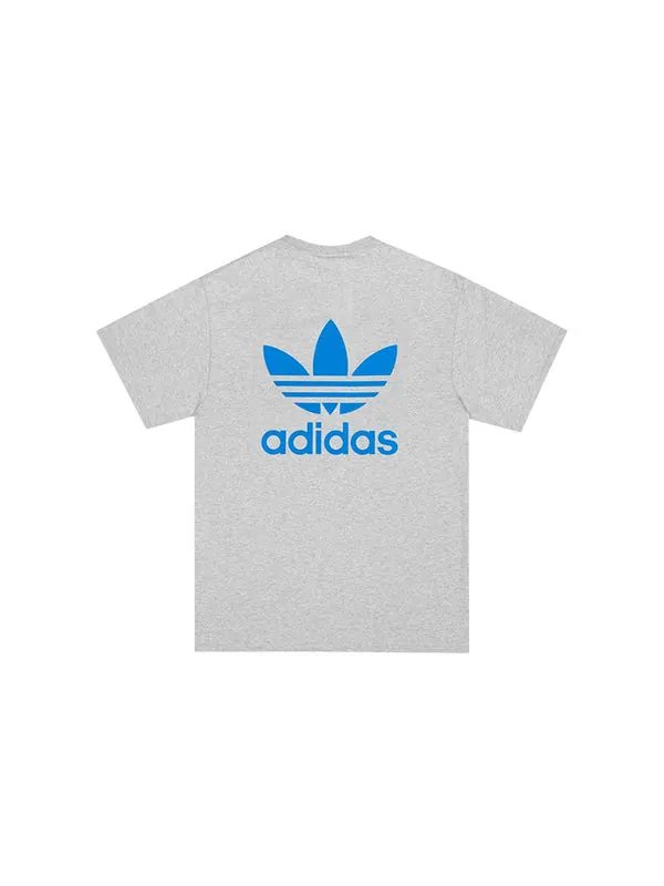 Футболка originals x noah shell logo tee male grey Adidas — изображение 2 из 4, серый