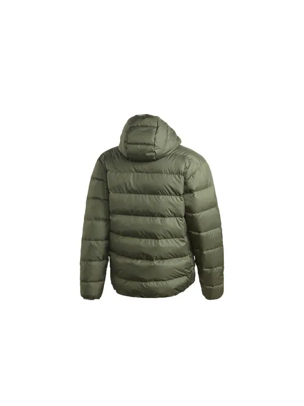 Пуховик adidas originals Back Large logo Reversible Sports Outdoor Stay Warm Down Jacket Basic Green — изображение 2 из 4