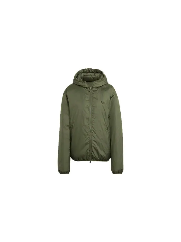 Пуховик adidas originals Back Large logo Reversible Sports Outdoor Stay Warm Down Jacket Basic Green — изображение 3 из 4