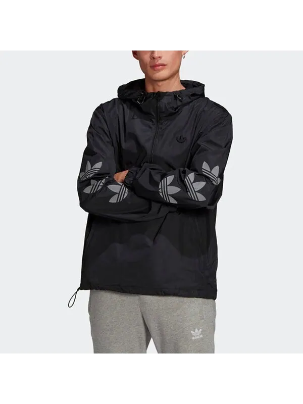 Куртка adidas originals Men's Regen Wb Tref Jacket — изображение 2 из 4, черный