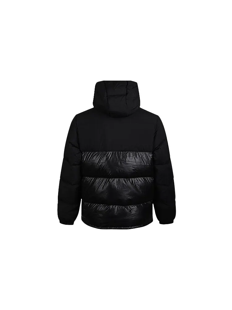 Пуховик adidas originals Down Regen Puff Stay Warm Splicing Sports hooded — изображение 2 из 2, черный