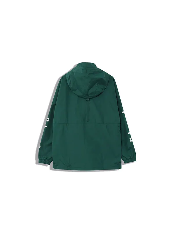 Куртка adidas originals Regen Wbreaker Windproof Hooded Jacket Green — изображение 2 из 4, зеленый