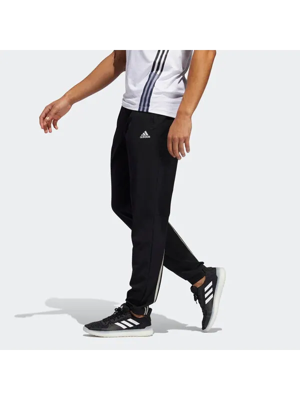Штаны прохладные на ощупь спортивные штаны Adidas — изображение 3 из 4, черный/белый