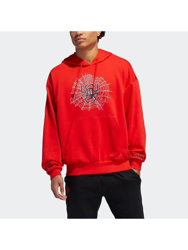 Толстовка Men's adidas Sports Bright Pink Red — изображение 4 из 4, красный