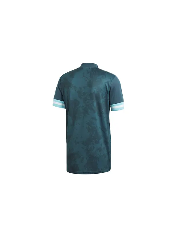 Футболка sw fans version of argentina away to dry v lead football men turquoise Adidas — изображение 2 из 4, синий, зеленый
