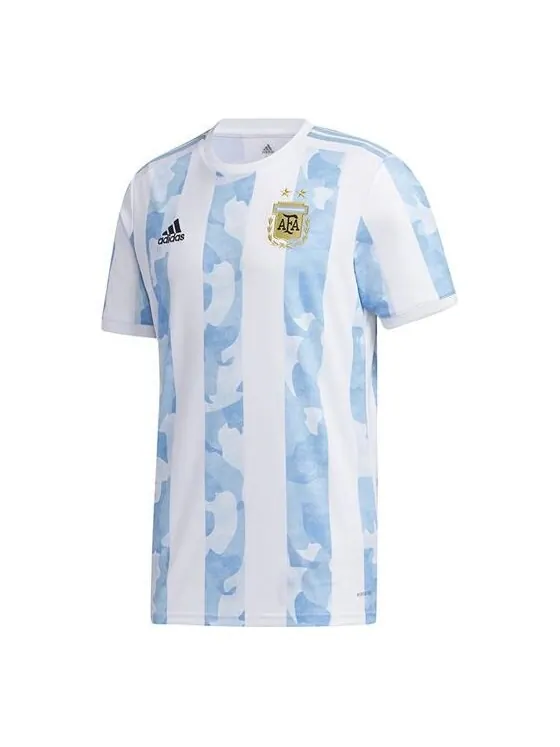 Футболка adidas Soccer/Football Sports Training Jersey SW Fan Edition 21 Season Home Messi Blue — изображение 1 из 4, синий