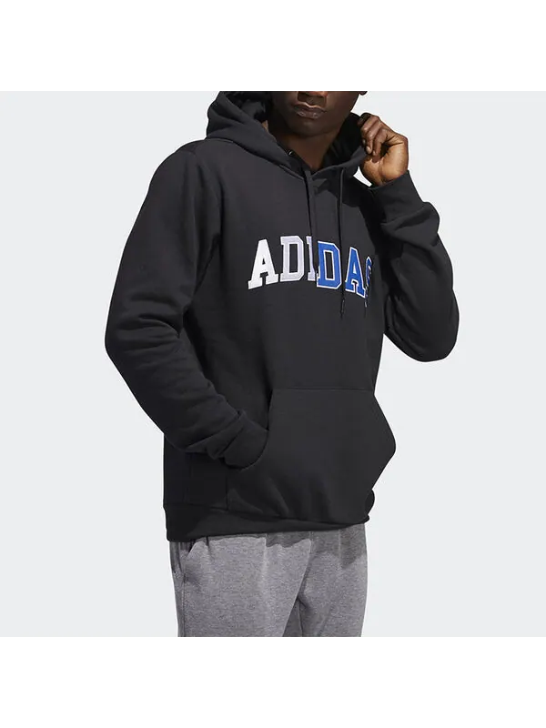Толстовка adidas Collegiate Hdy Sport Hood Men Black — изображение 3 из 4, черный
