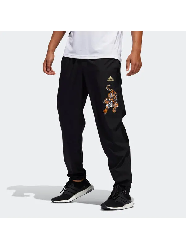 Спортивные штаны adidas Astro Cny Printed Sports Pants Men's Black — изображение 3 из 4, черный