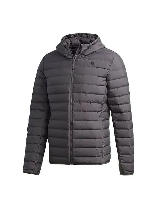 Пуховик adidas Winter Leisure Comfortable Sports Down Jacket Male Black — изображение 1 из 3, черный