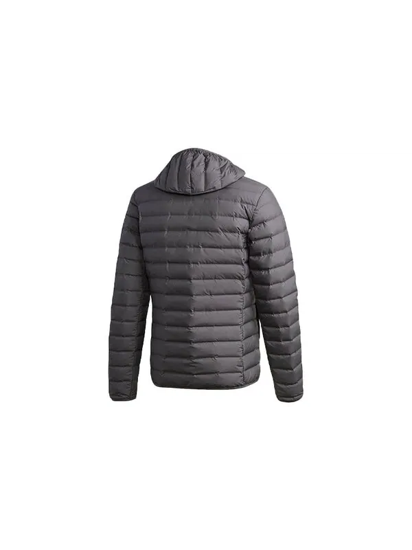 Пуховик adidas Winter Leisure Comfortable Sports Down Jacket Male Black — изображение 2 из 3, черный