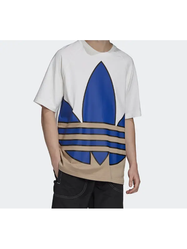 Футболка originals color logo short sleeve white Adidas — изображение 3 из 4, белый