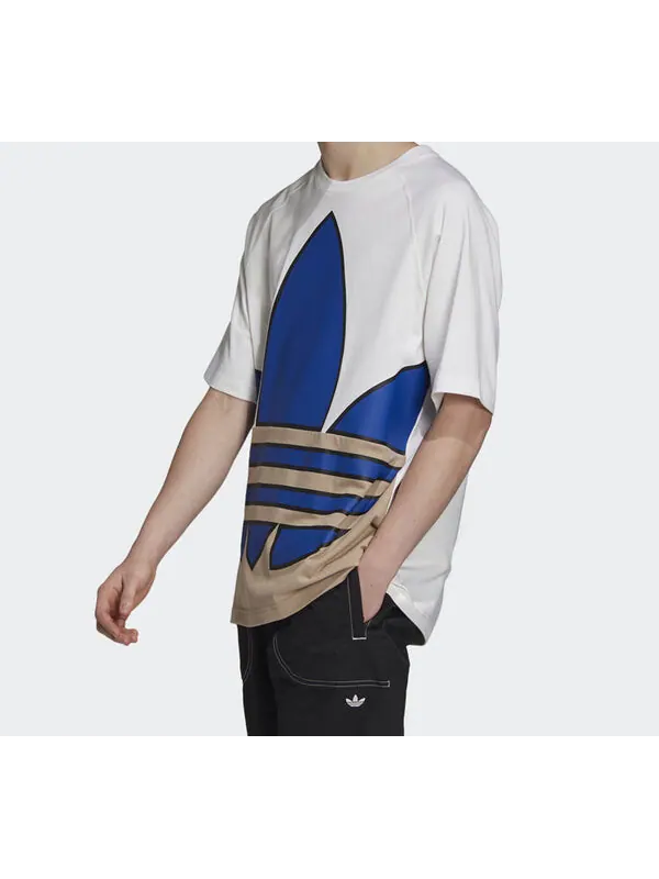 Футболка originals color logo short sleeve white Adidas — изображение 4 из 4, белый