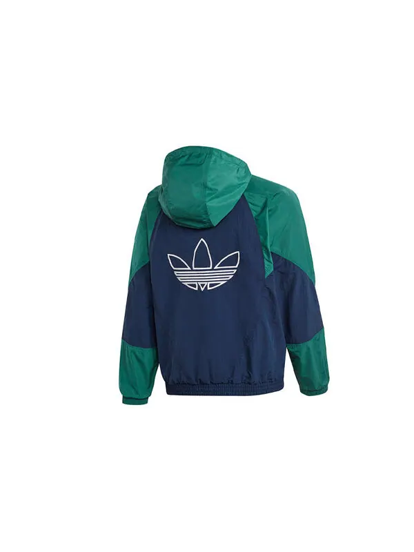 Куртка оригинальная большая tf turf windbrkr Adidas — изображение 2 из 4, синий/зеленый