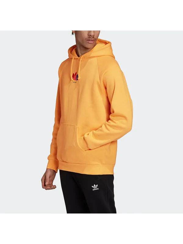 Толстовка originals 3d trefoil hood casual sports logo pullover gold color Adidas — изображение 4 из 4, золото