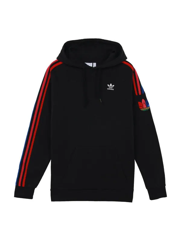Толстовка originals casual sports fleece lined black Adidas — изображение 1 из 4, черный