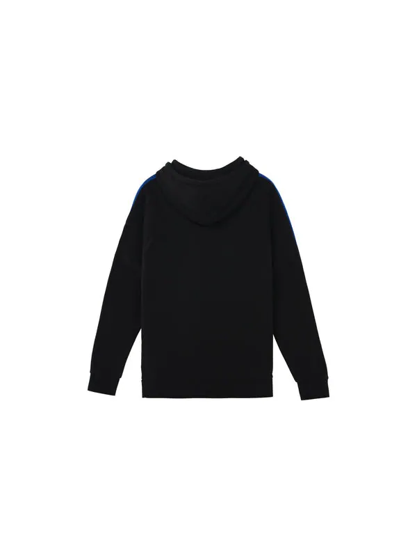 Толстовка originals casual sports fleece lined black Adidas — изображение 2 из 4, черный