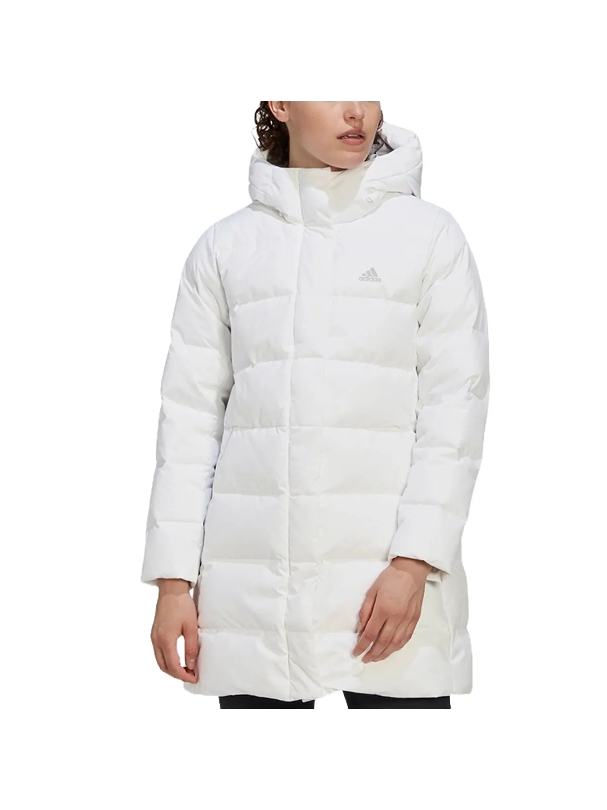 Пальто (WMNS) adidas Outdoor MID Down Coat 'White' — изображение 3 из 3, белый