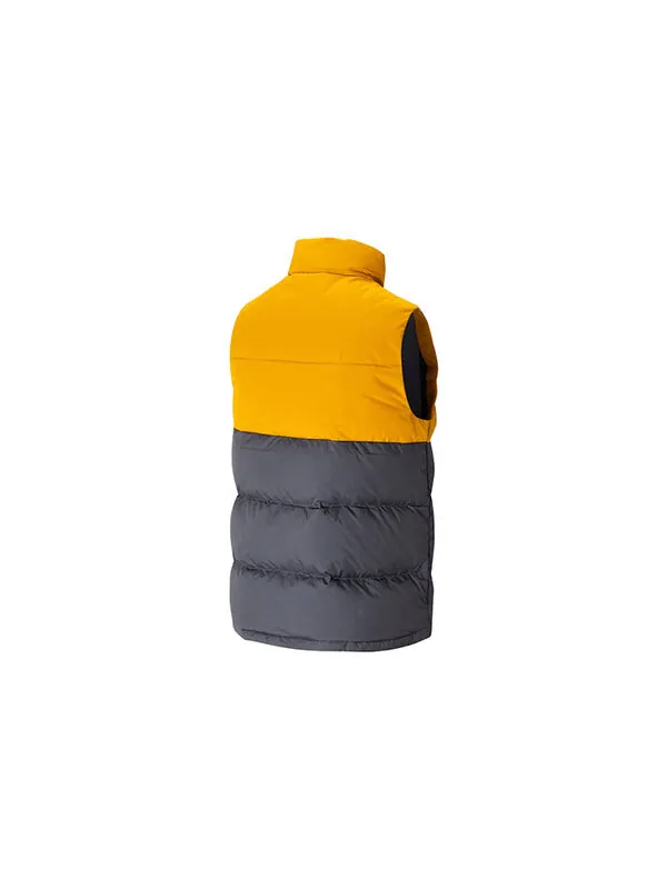 Пуховик adidas Down Vest Outdoor protection against cold Stay Warm Stand Collar Sports Yellow Black — изображение 2 из 4