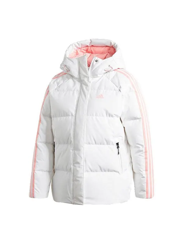 Пуховик (WMNS) adidas Puff Down Jkt Sports Down Jacket White — изображение 1 из 4, белый