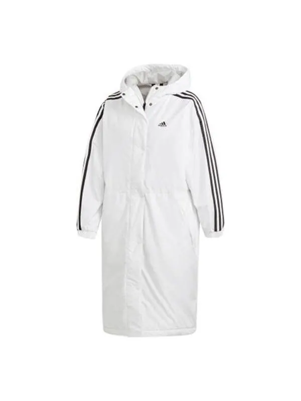 Куртка утепленные хлопковые Куртка Adidas — изображение 1 из 3, белый