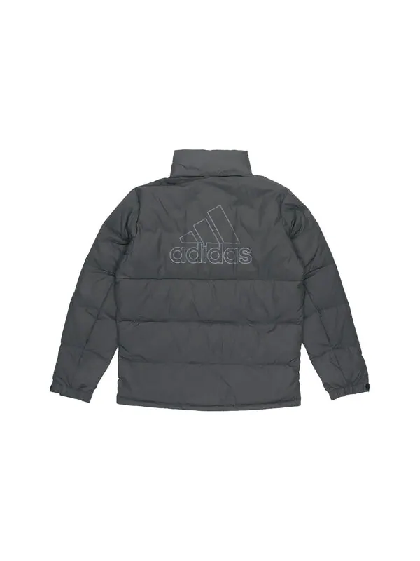 Пуховик adidas Logo Print Casual Warm Sport Down Jacket Male Black — изображение 2 из 4, черный