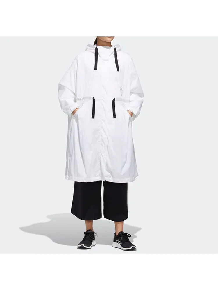 Длинная куртка adidas STY Long JKT — изображение 3 из 6, белый